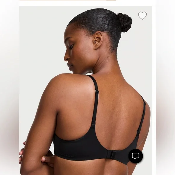 NWT Victoria's Secret Black Strappy Bra 38DD - Picture 3 of 16